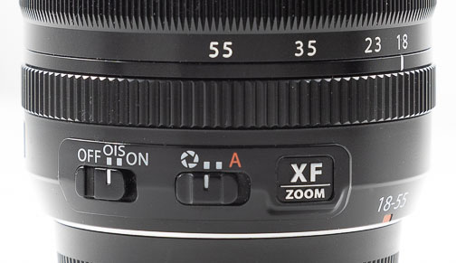 Fujifilm Objektiv Blendeneinstellung