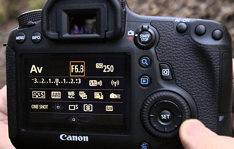 Canon 6D Menü