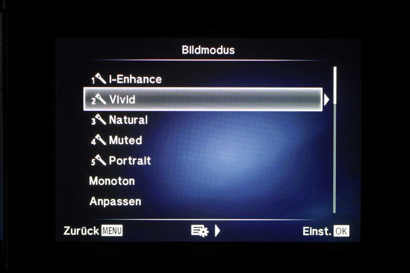 bildstil einstellung in der digitalfotografie