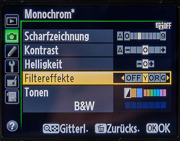 filter in der digitalen schwarzweiss fotografie wozu