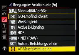 nikon tipp 2 verwendung der funktionstaste fn d3400 und d5600