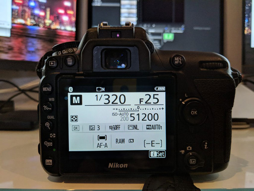 Quickmenü der >Nikon D7500
