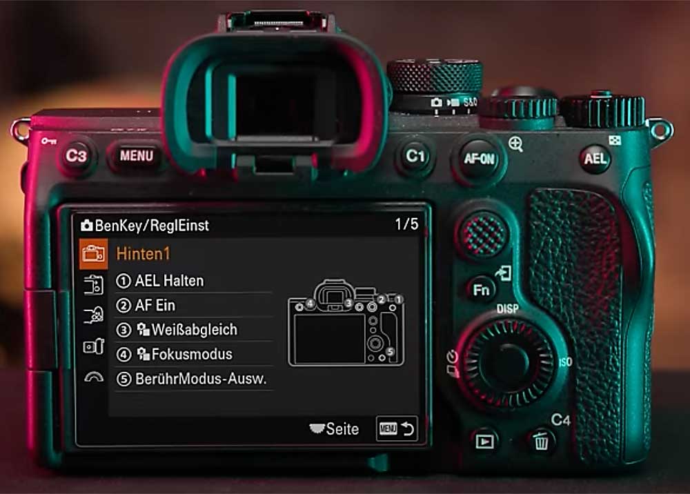 sony a7 funktionstasten belegen