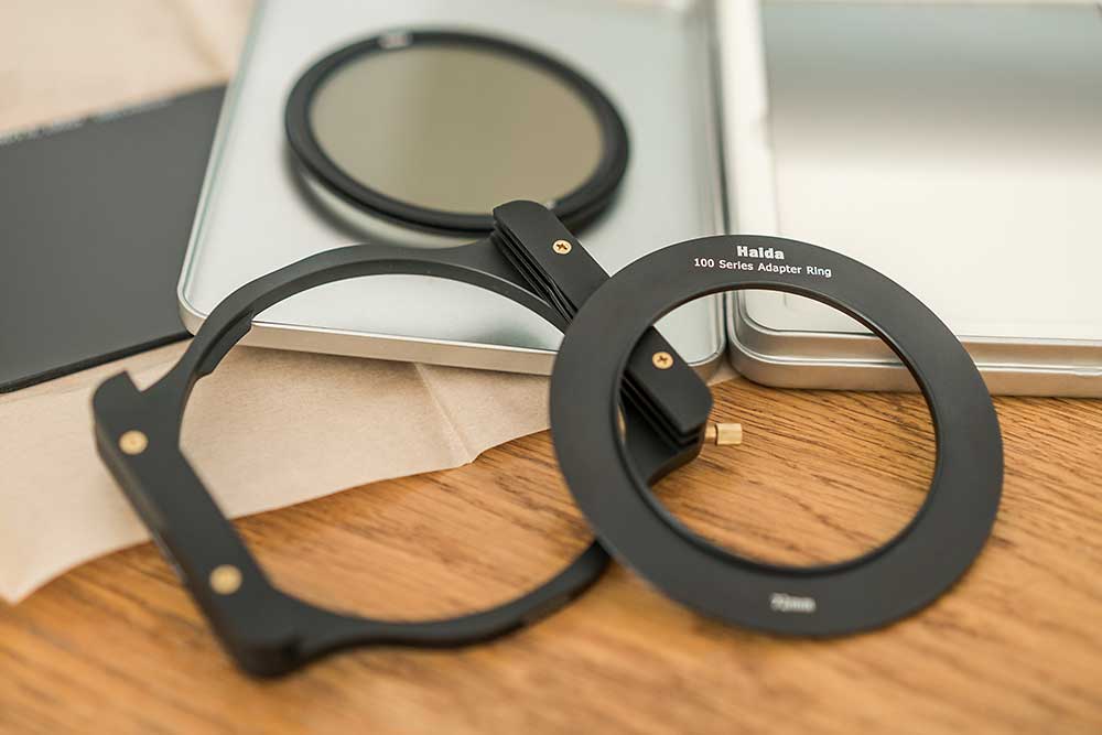 ND-Steckfilter mit Haida Filterhalter und Adapterring – Ausrüstung im Fotokurs Filterfotografie München