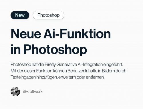 Neue Ai-Funktion in Photoshop