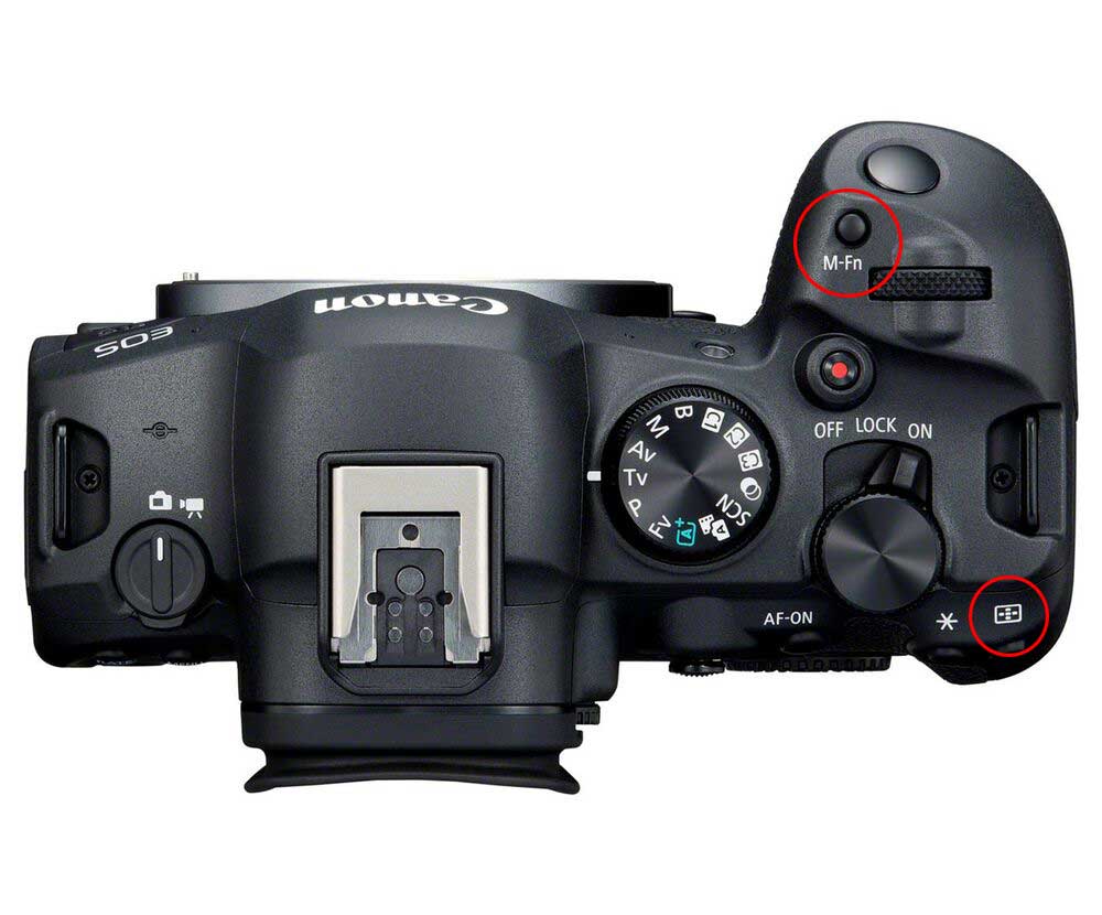 canon r6 ii AF-Buttons