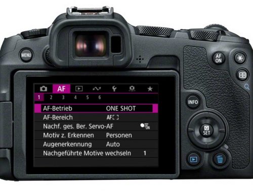 Canon EOS R8 Einstellungen für den Autofokus